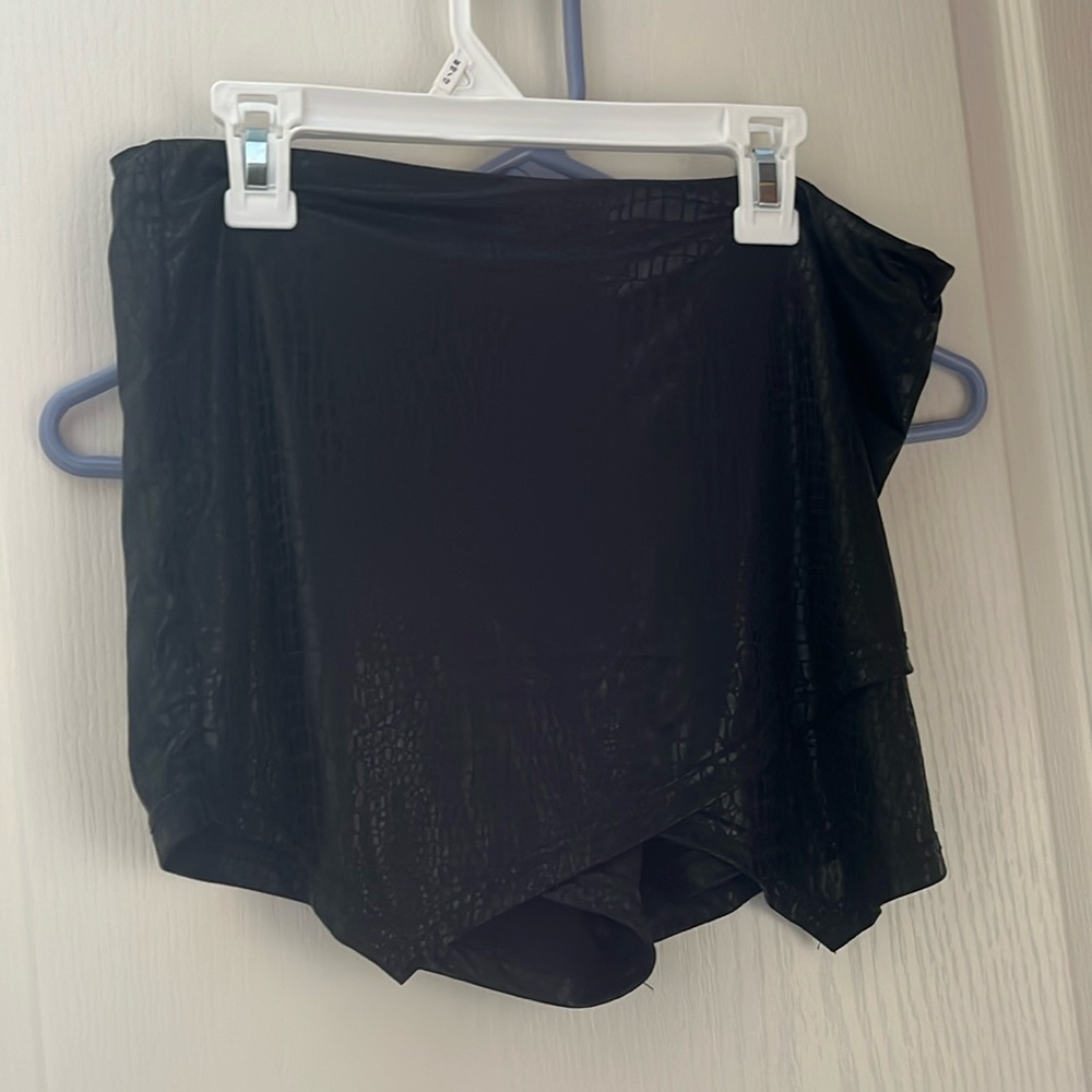 Shein leather skirt with built in shorts